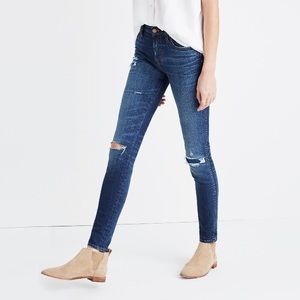 MADEWELL 9 inch high riser skinny skinny jeans